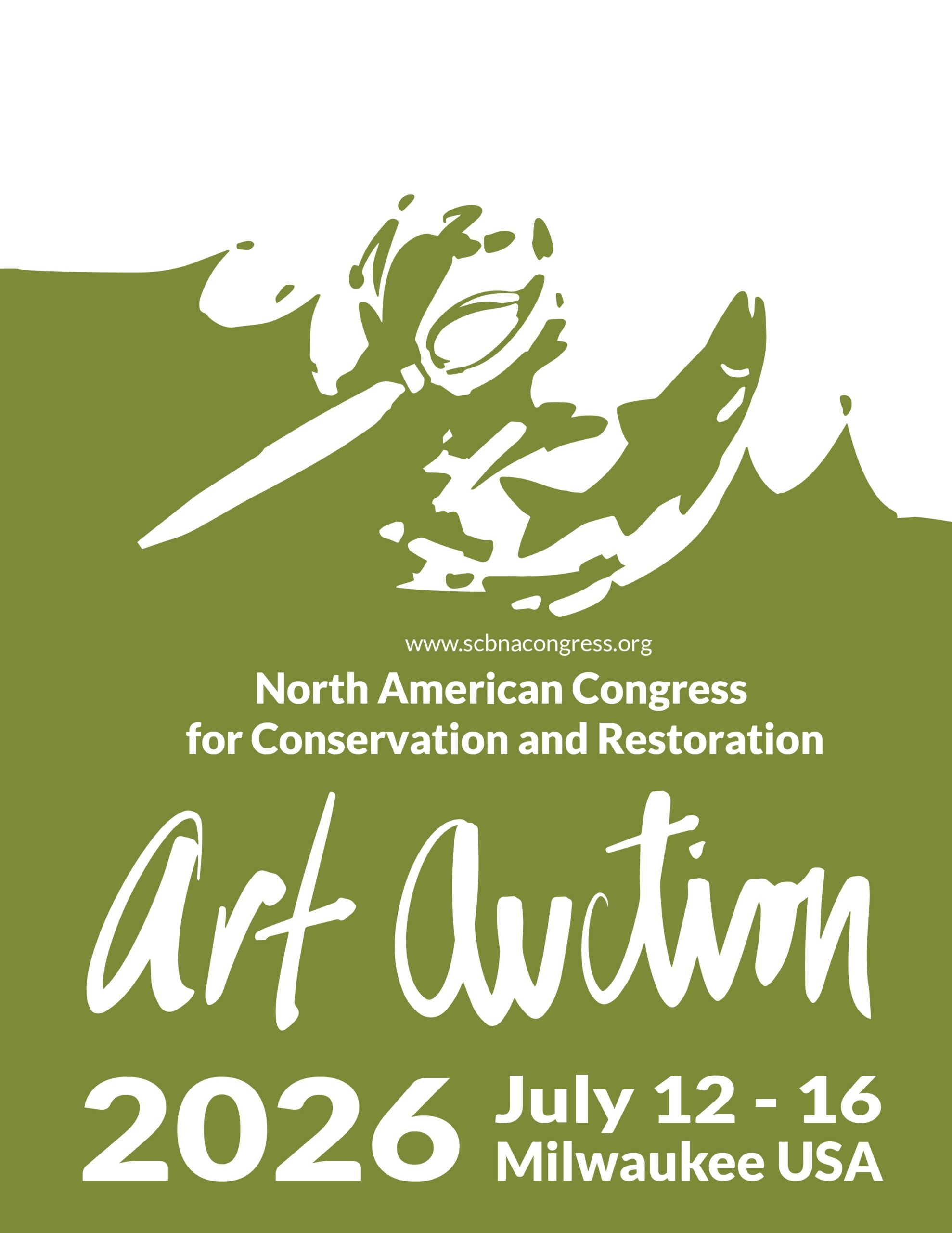 North American Congress for Conservation and Restoration Art Auction 2026. July 12 - 16, Milwaukee, USA.